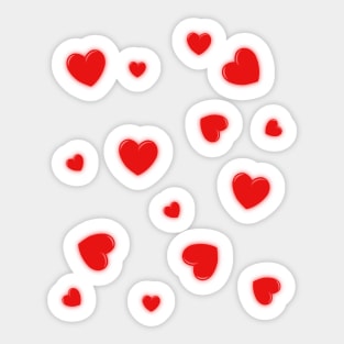 Heart particle Effect Sticker